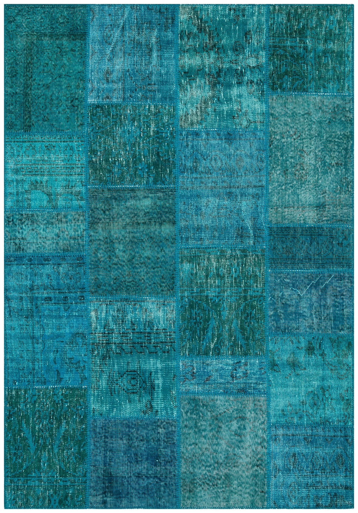 Patchwork El Halısı – Desen 128TKZ