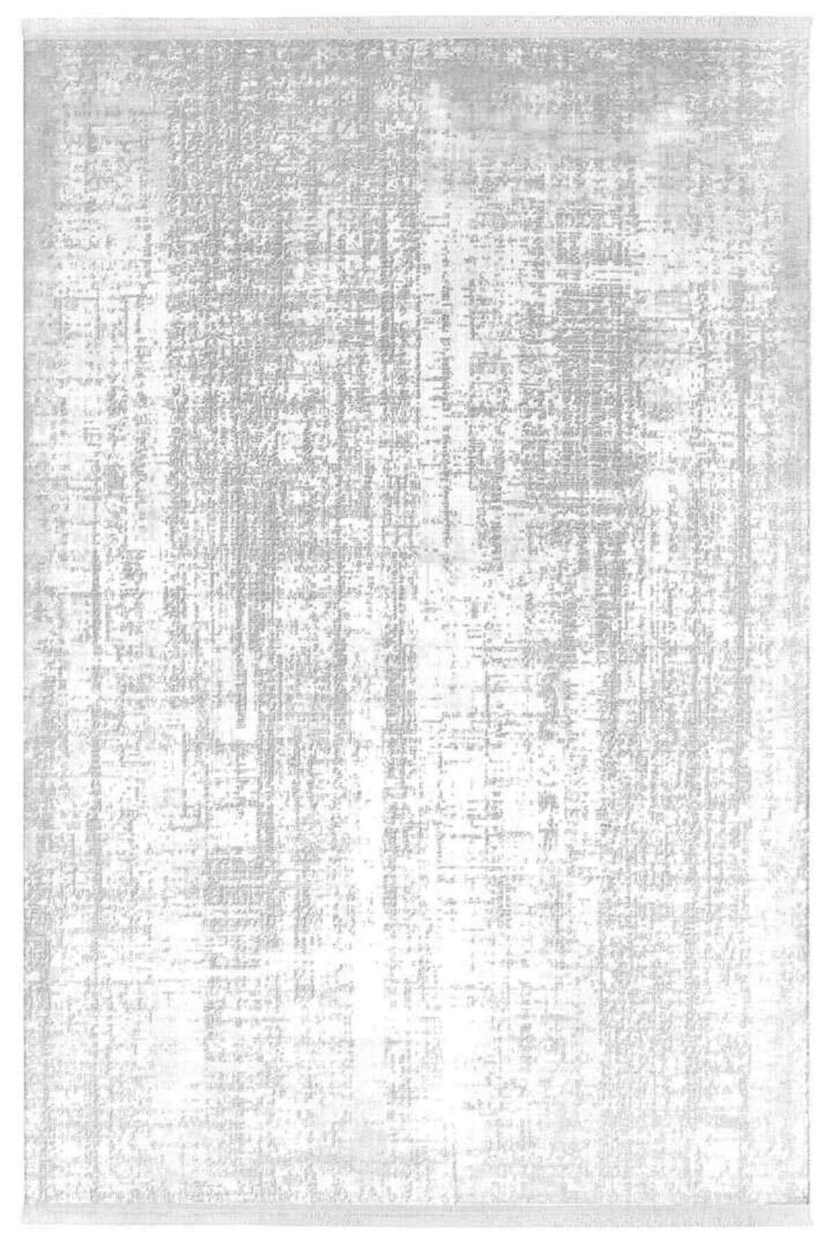 Arvessa MD01 Krem Gri Soyut Desenli Polyester Halı - Görsel 3