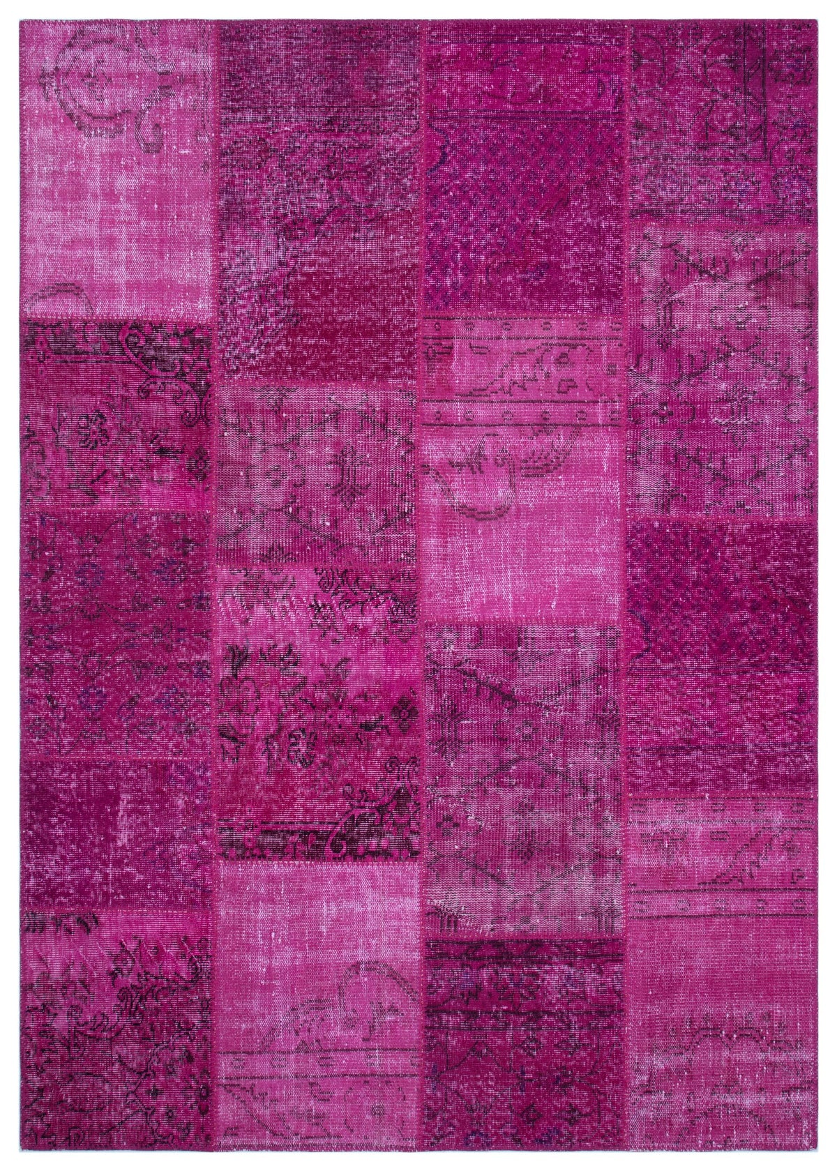 Patchwork El Halısı – Desen 124F